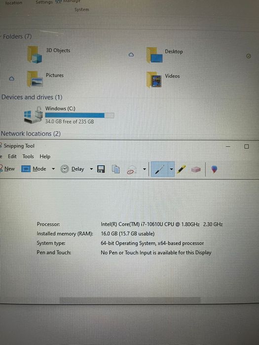 Lenovo ThinkPad T14 – i7, 16GB RAM, SSD 256GB, stare foarte bună