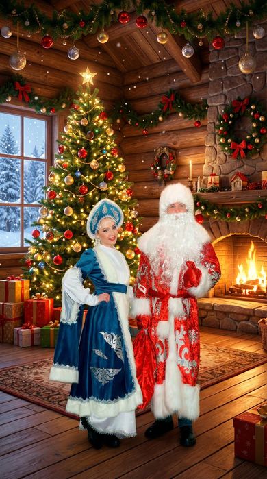 Дед мороз и снегурочка