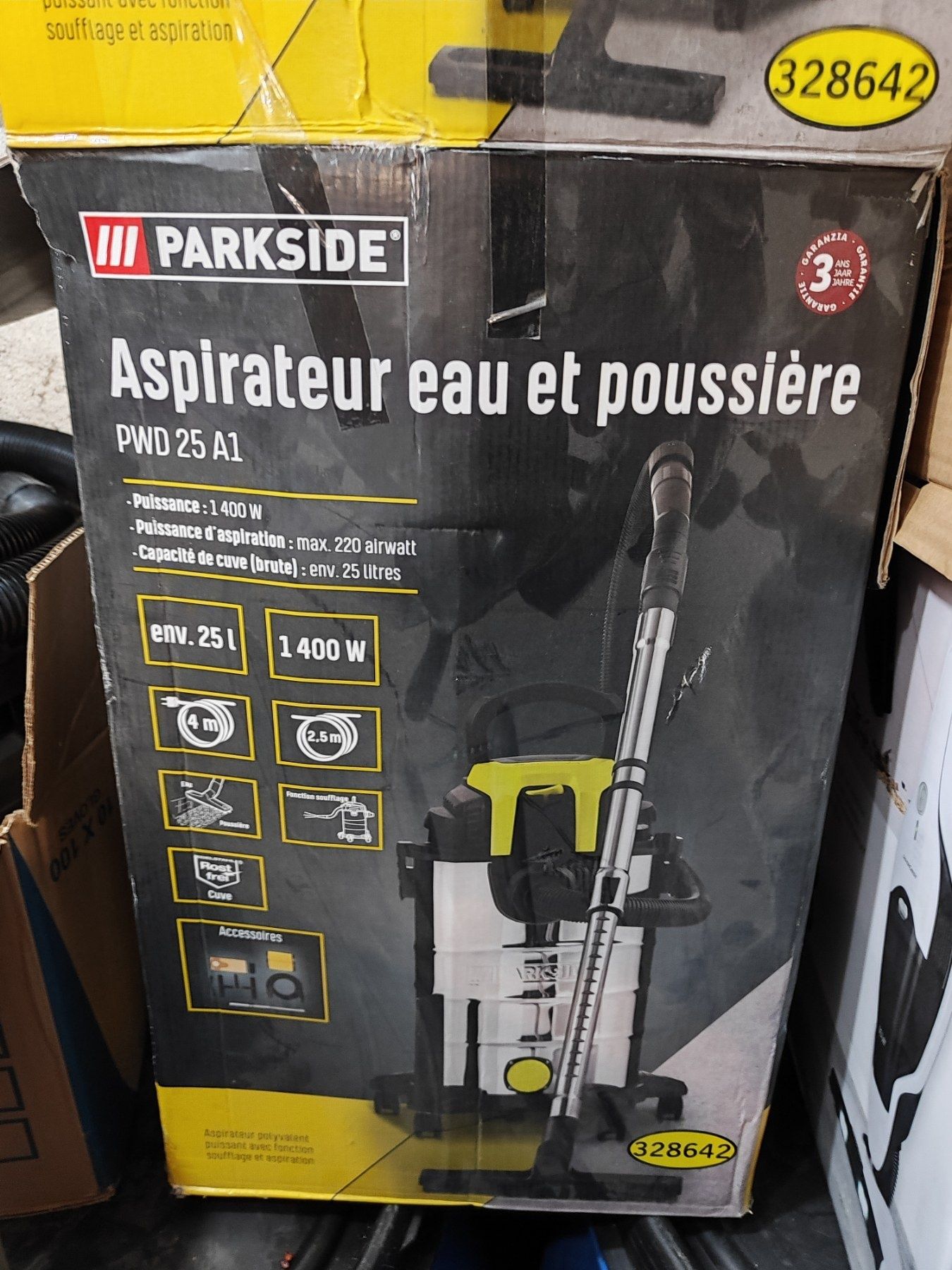 Parkside Pwd 25 a1 1400w прахосмукачка