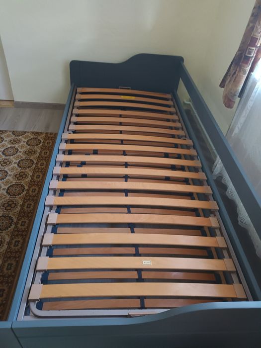 Pat din lem cu Saltea Ortopedic