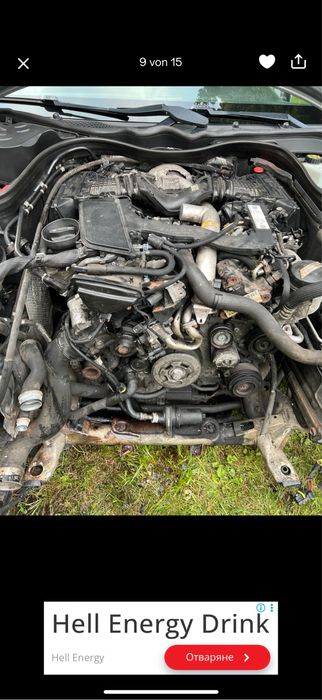 Двигател Мерцедес E 350 cdi 258кс EURO 6 /код на двигателя 642 852