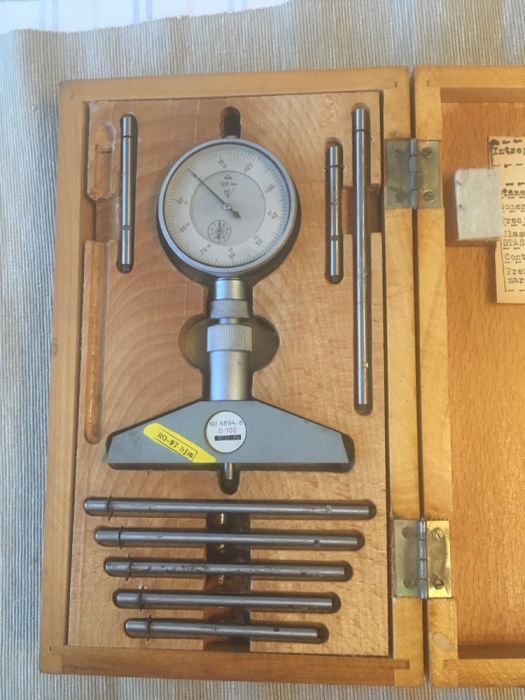 Ceas comparator pentru masurarea adancimii 0-100 mm