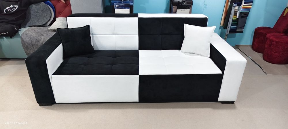 Диван для дома и офиса ткань букле