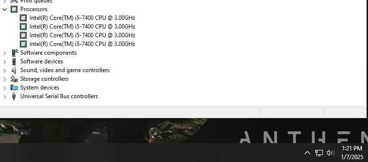 Procesor I5 7400, cooler, sursa, placa video