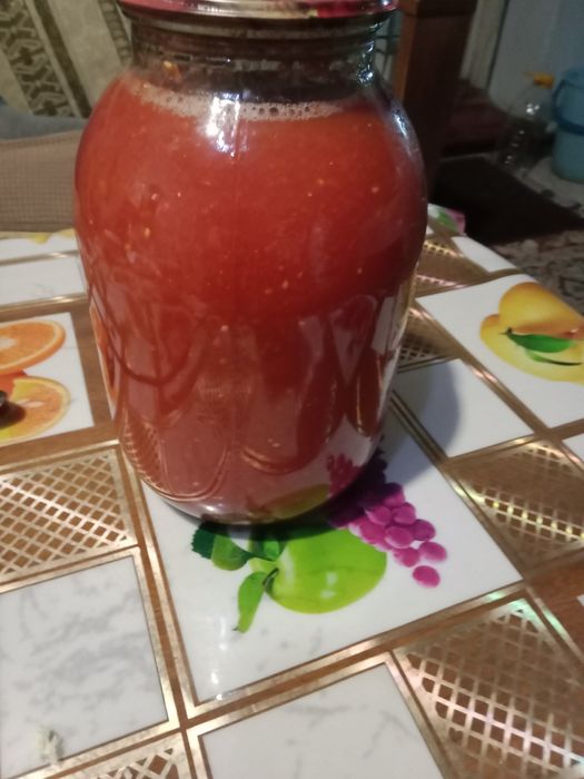 Томатный сок домашний