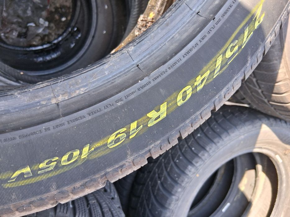 275 40 19 PIRELLI  2бр зимни  RUN FLAT