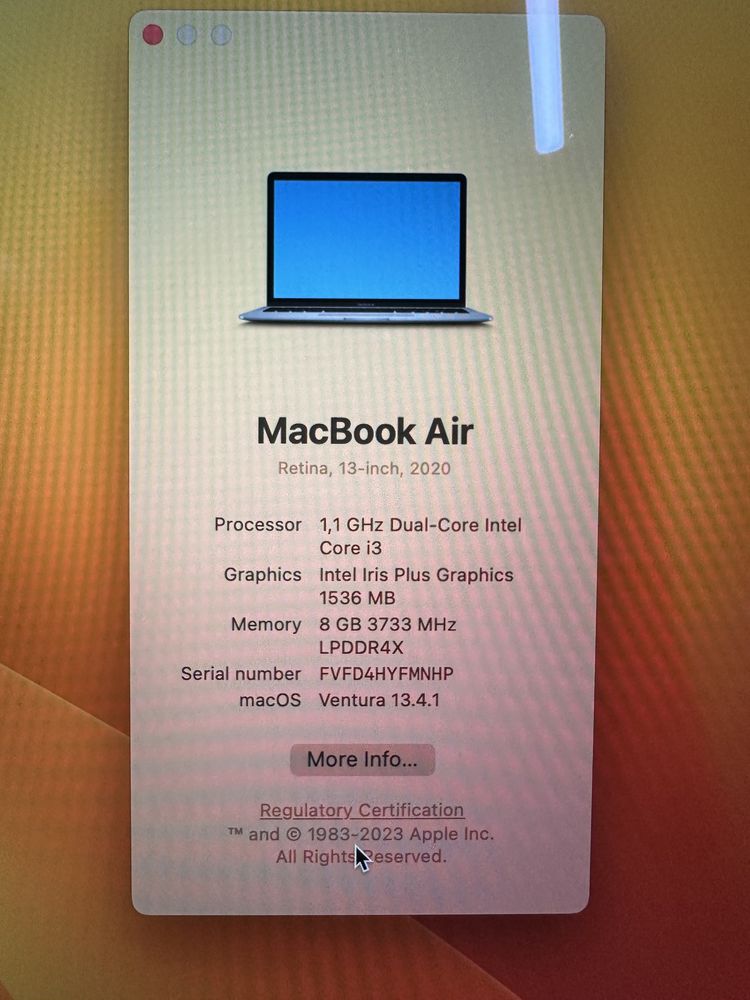 MacBook Air 13 2020