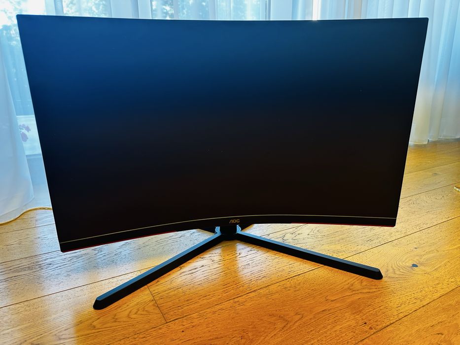 Monitor gaming curbat LED VA AOC 31.5", WQHD, DisplayPort, 165Hz