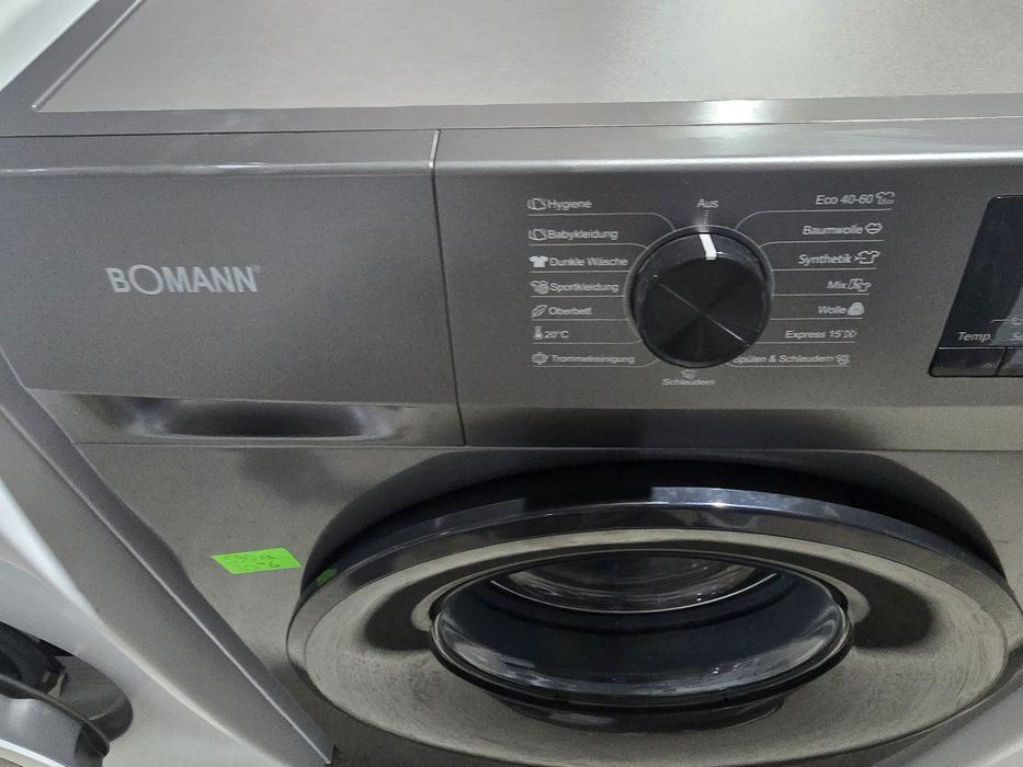 Нова инверторна слим пералня Bomann 8 кг инокс