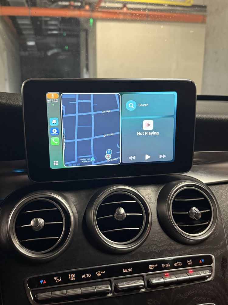CarPlay/Android Auto модул + монтаж за Mercedes S/C/A/GLC/B/… и други