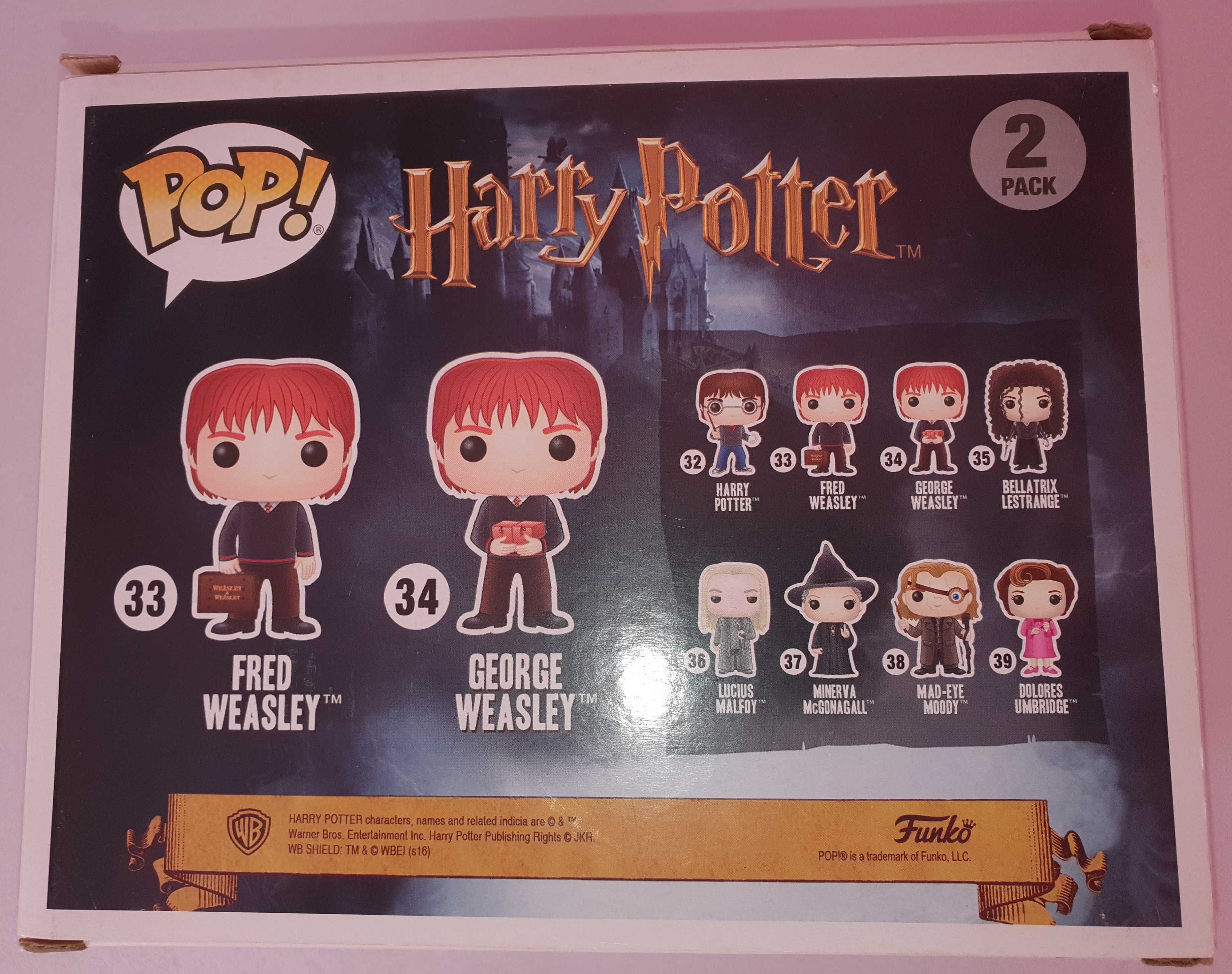 Fred si George Weasley funko pop set 2 figurine (harry potter)