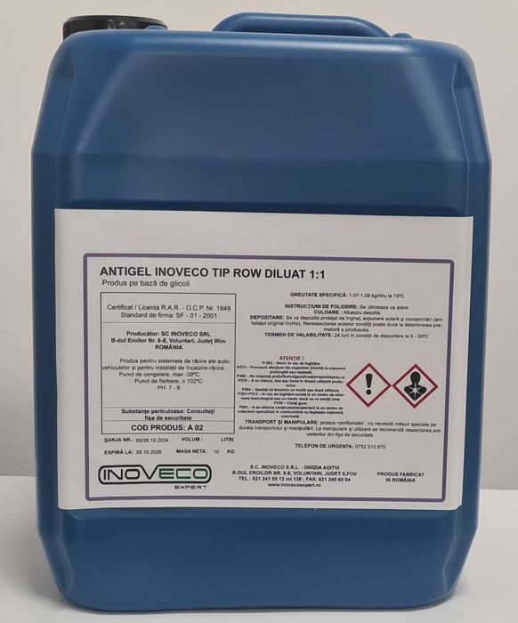 Antigel dilutie 1:1, albastru G11, 10kg