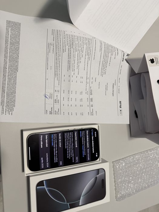 Iphone 16 pro 256 garantie