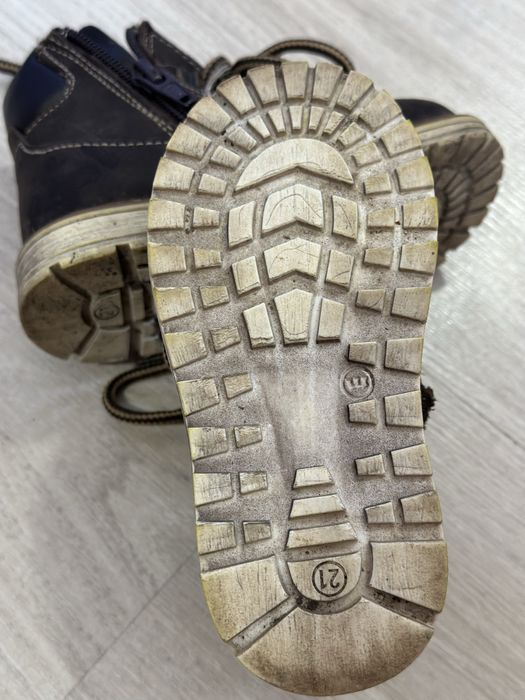 Теплые ботиночки на мальчика, 21 размер