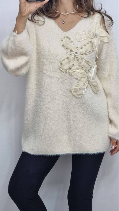 Pulover pufos, colecție nouă Italia