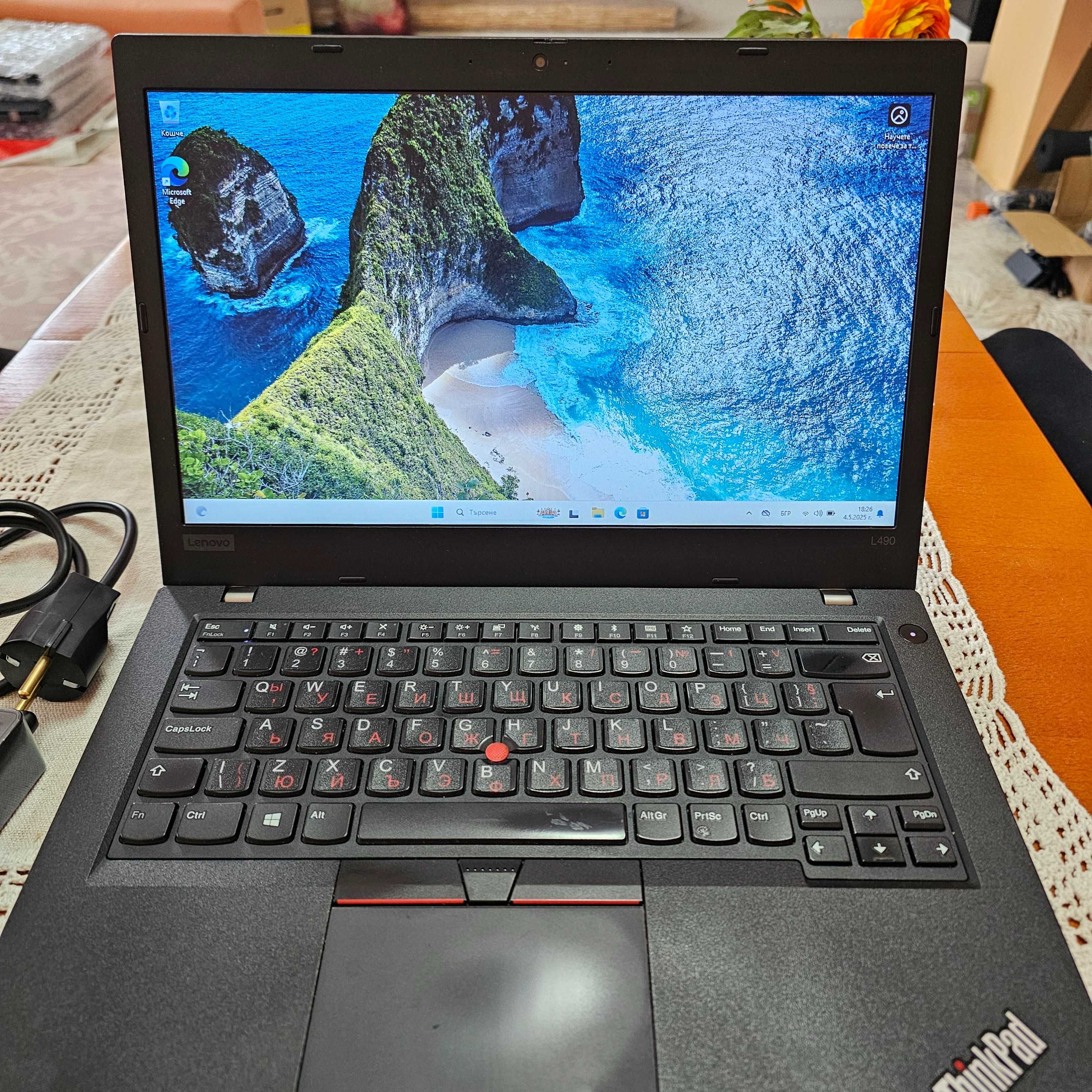 Lenovo ThinkPad L490 8 генерация Лек и компактен 14 инчов лаптоп