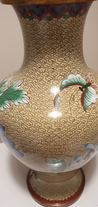 Vază cloisonné chinezească