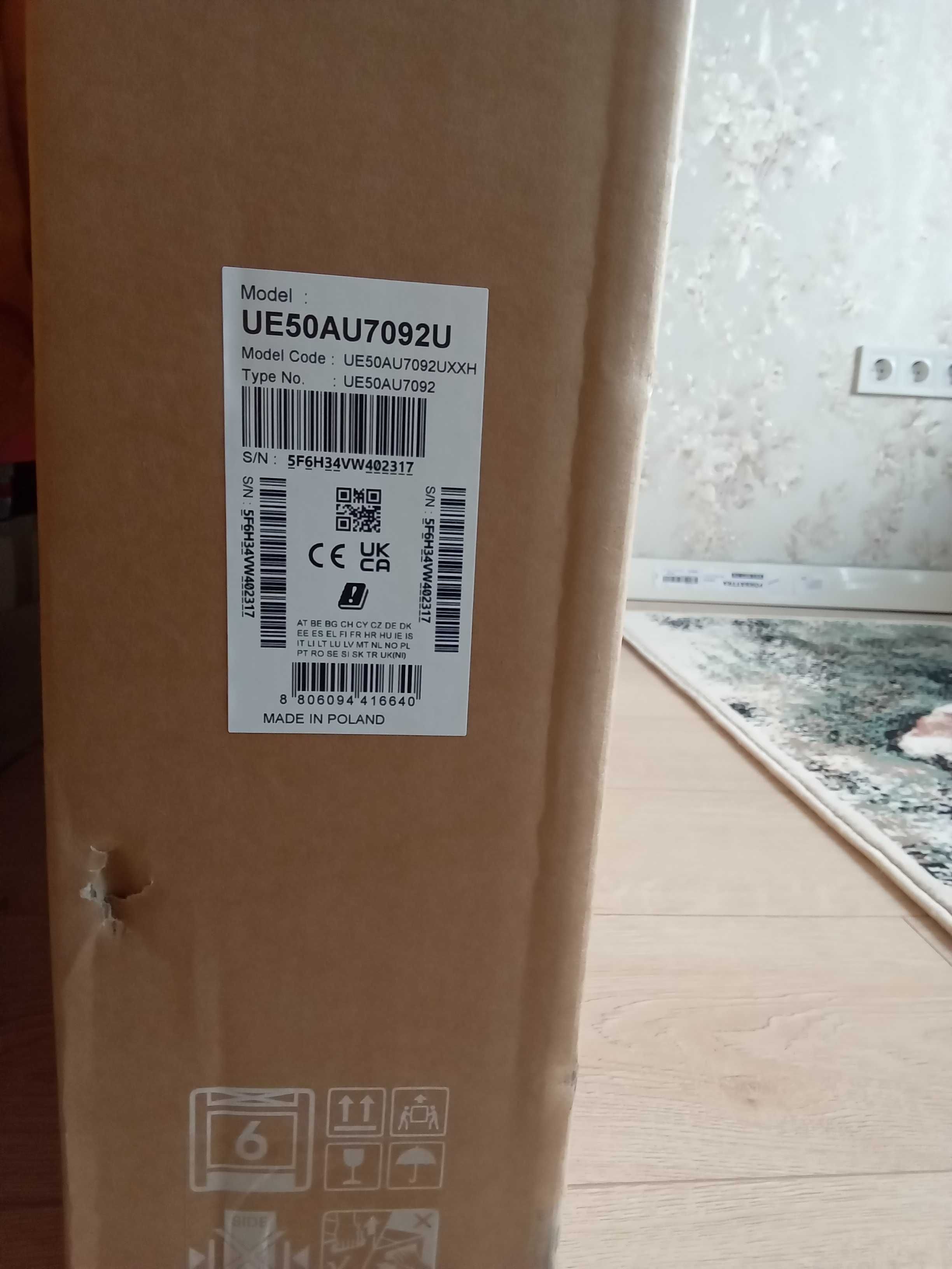 Samsung 50" 50AU7092 4K UHD LED телевизор