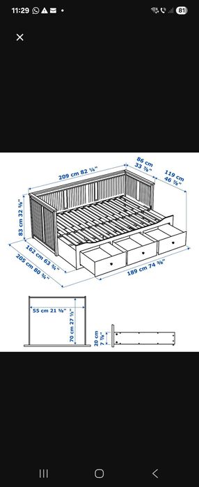 Cadru Divan Ikea 80x200