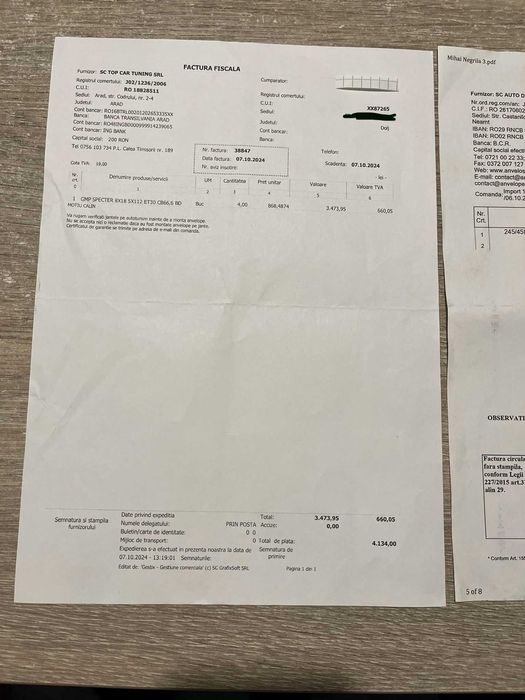 Vand Jante + anvelope iarna + senzori (Michelin Alpin 7 XL 245/45R18)