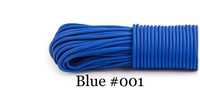 Paracord 550 cordelina 4mm Blue #001