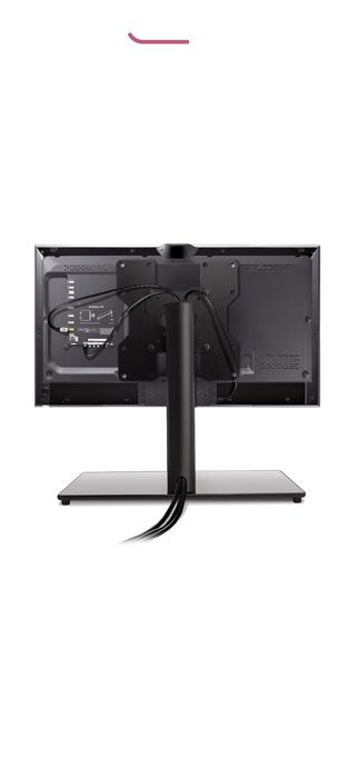 Suport TV cu picior din sticla, Meliconi Stand 100-200, Negru