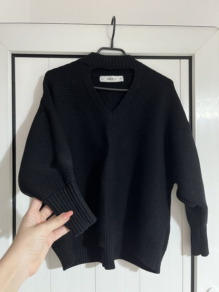 Pulover Zara negru marimea S
