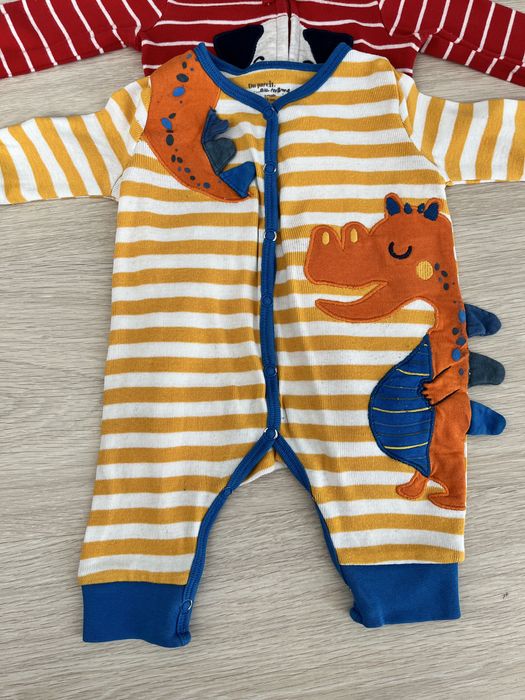 Set 3 salopete de bebelus, marime 56, unisex, Carter's