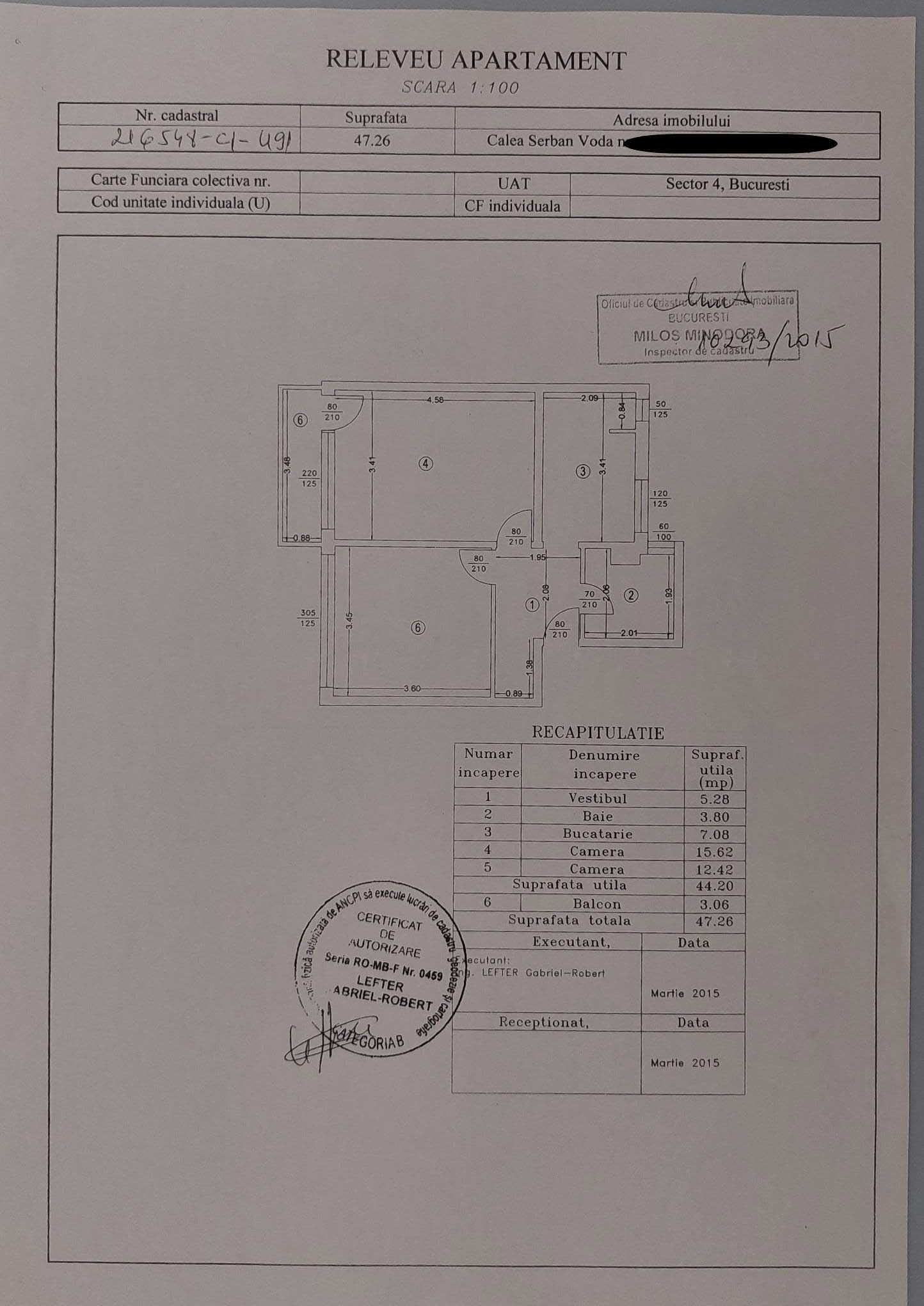 Apartament 2 camere