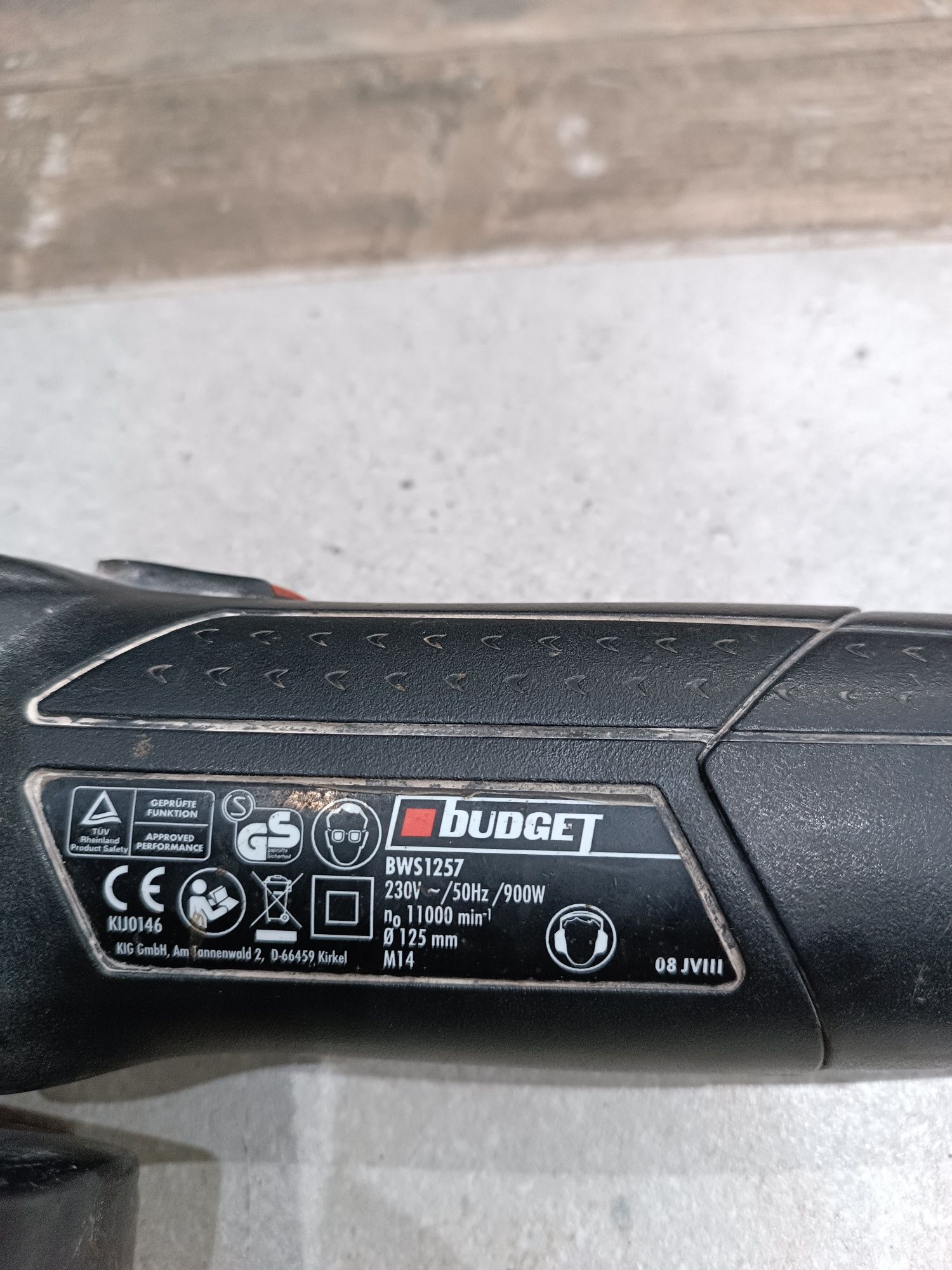 Ъглошлайф budget 125 мм,900 W