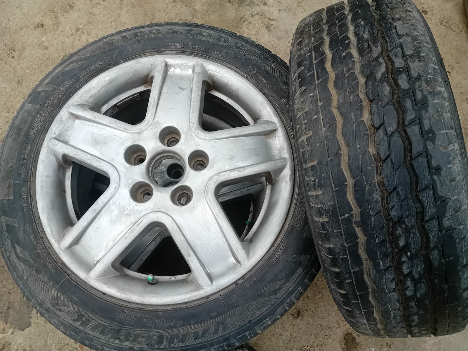 Jante R16 5×112 cu anvelope de vara 195/65/16