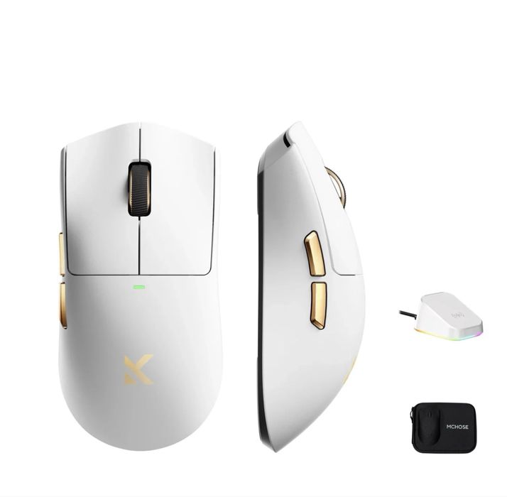 Mouse MChose k7 Ultra 8000hz + Tastatura MChose Mix 87 Magnetic 8000hz