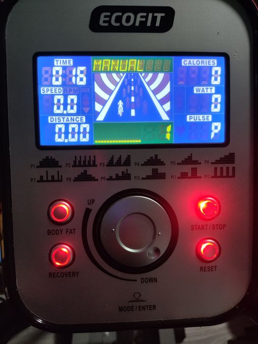 Bicicleta eliptica EcoFit 2601P aproape noua volanta 10kg 32 trepte