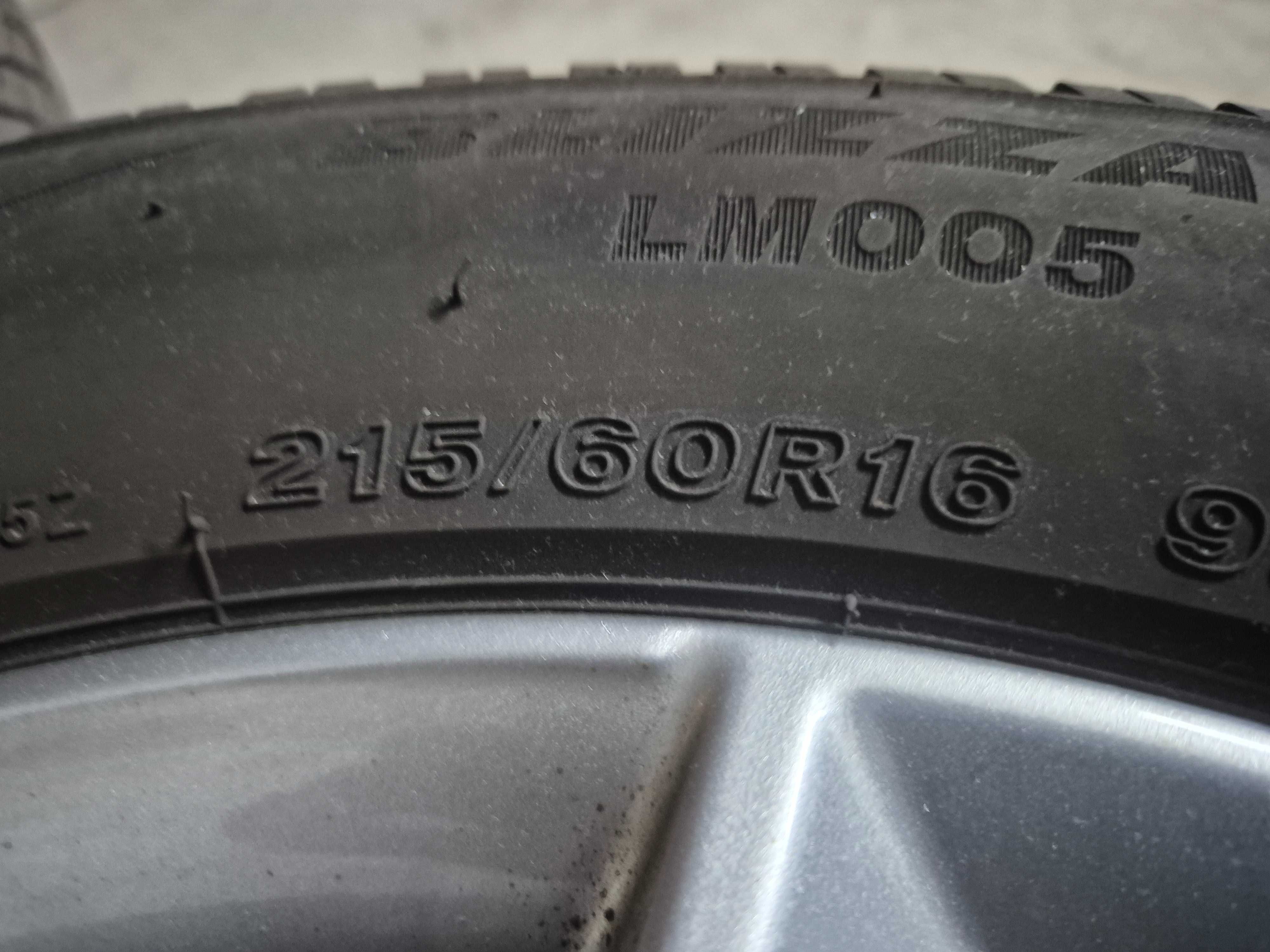Немски алуминиеви джанти BORBET 16" Vw Audi Skoda Seat със зимни гуми