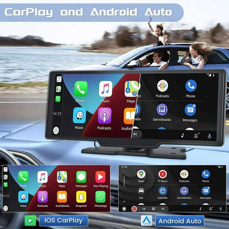 Carplay 10,26" Android Автомобилна навигационна система 26 см,2 камери