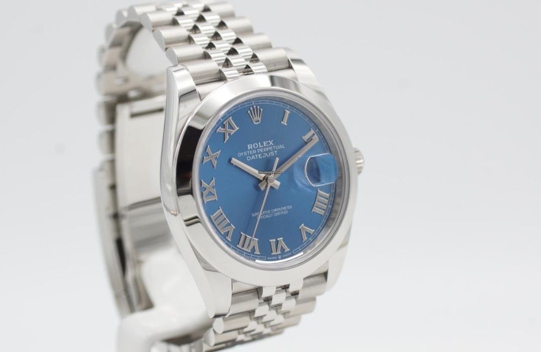 Rolex datejust azzuro 41/Nou