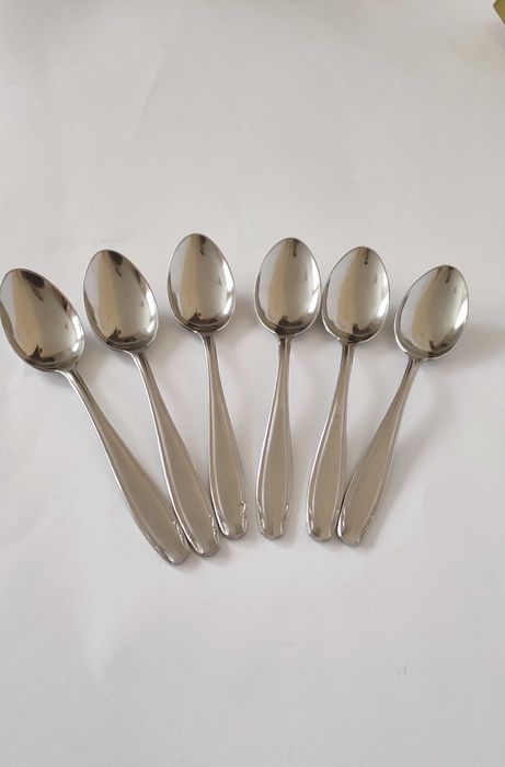 Victorinox Швейцария 6 бр.масивни чаени лъжички от неръждаема стомана