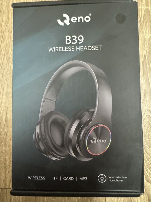 Casti Wireless Qeno B39- Bluetooth5.0, Bass puternic, autonomie 6h!