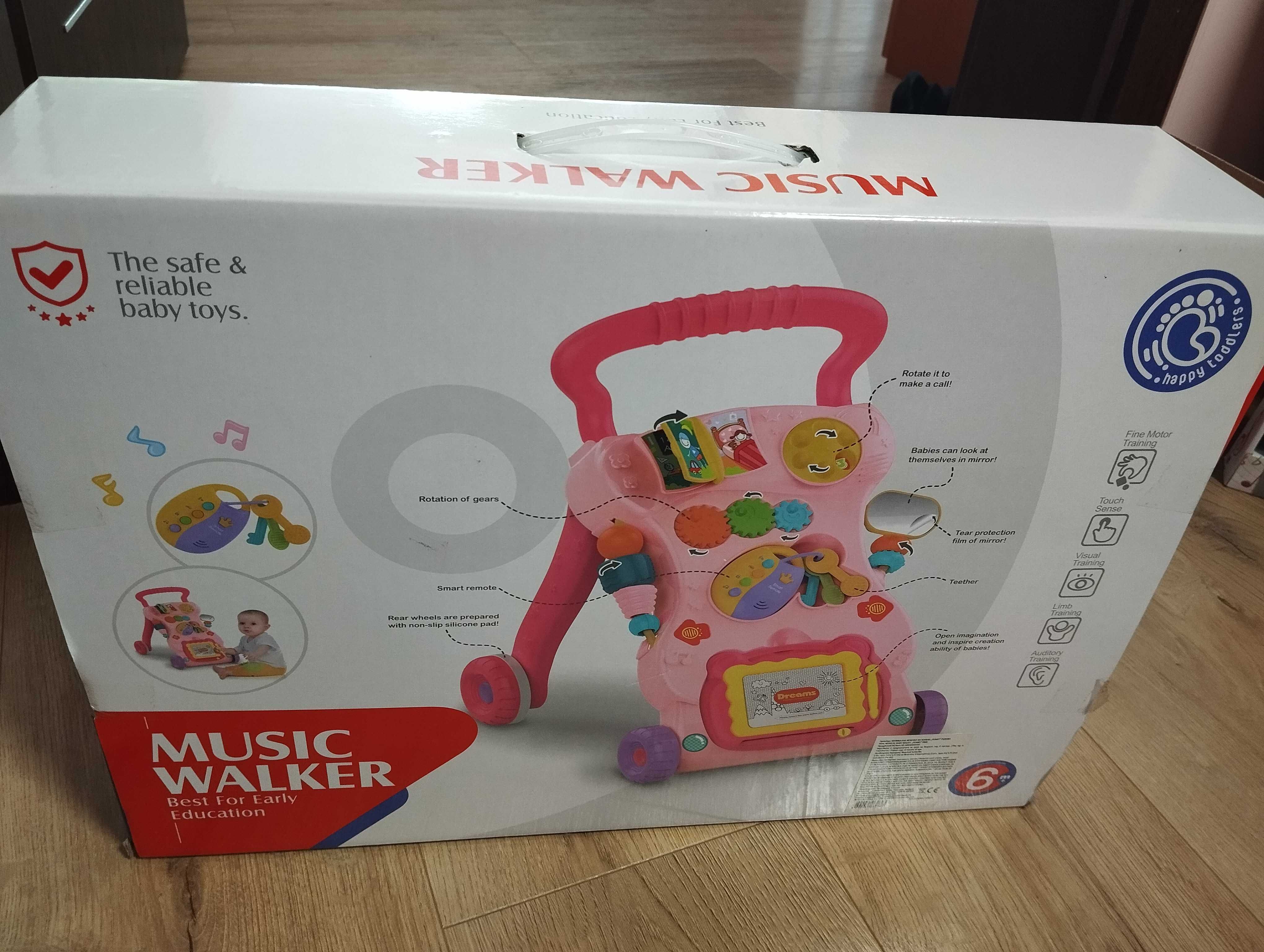 Музикална играчка Walker/Проходилка за бутане