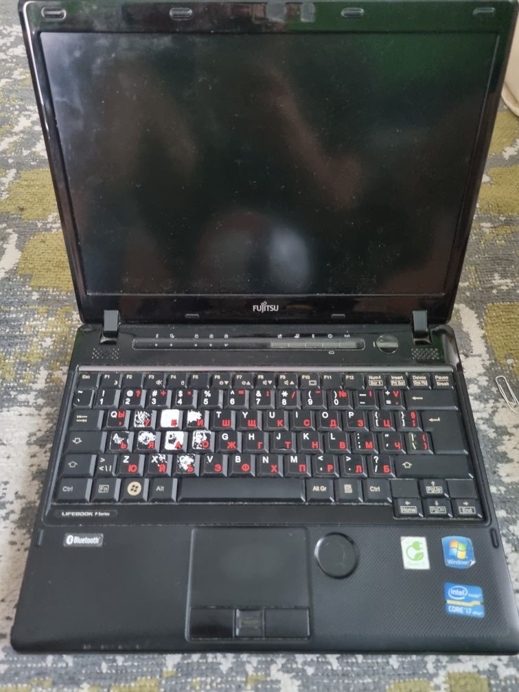 Fujitsu lifebook p771 i7 4gb 500gb ssd