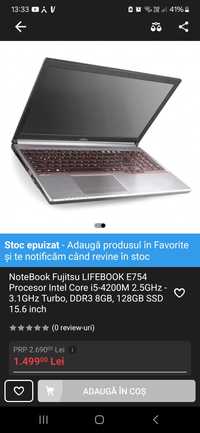 Vand laptop Fujitsu