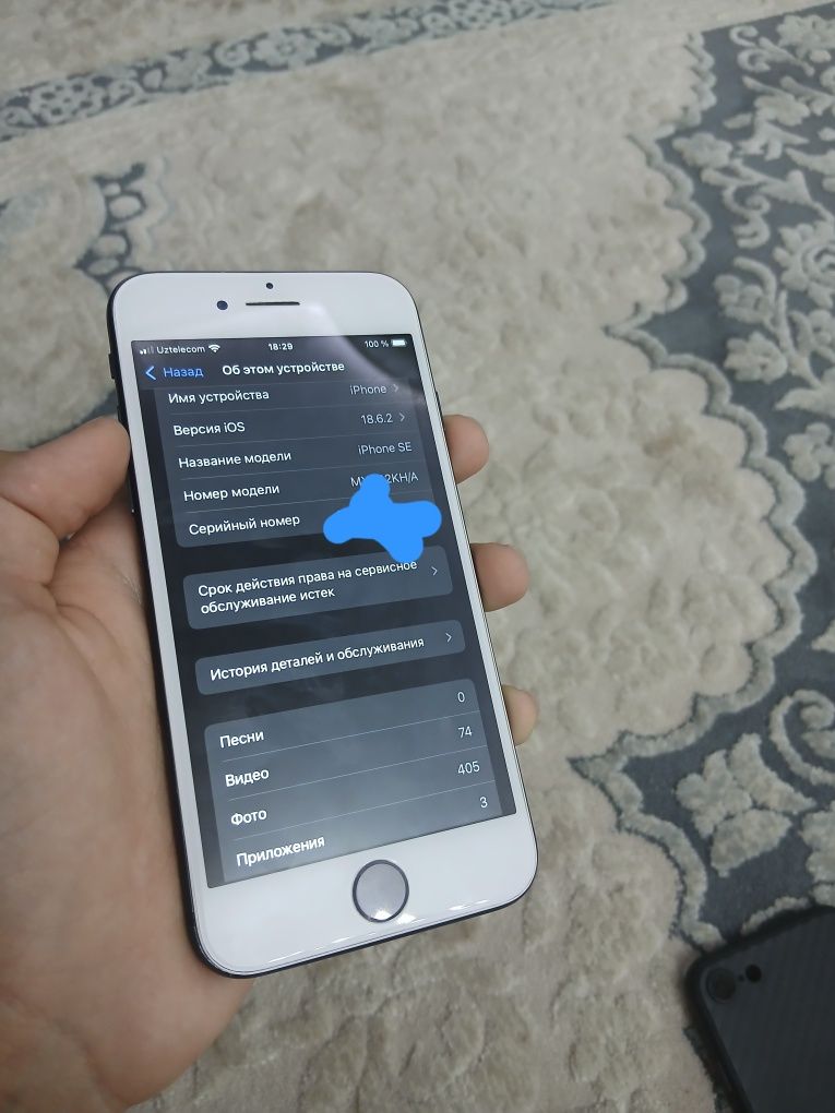 IPhone se 2020 ideal 128 tali emkost 100%