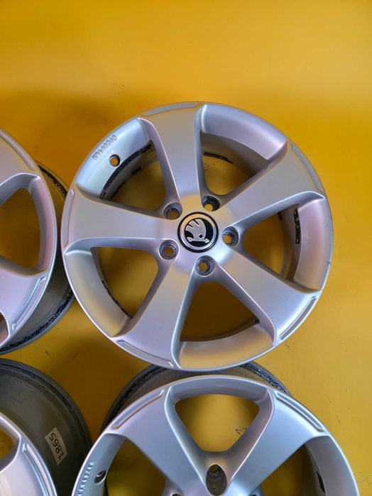 4 Jante Aliaj 5x112 16'' OEM Skoda Octavia Karoq Superb 6.5J ET 33