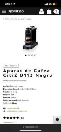 Expresor Nespresso Citiz D113 negru