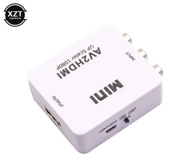 АКТИВЕН преходник AV,RCA(чинчове) към HDMI + Гаранция