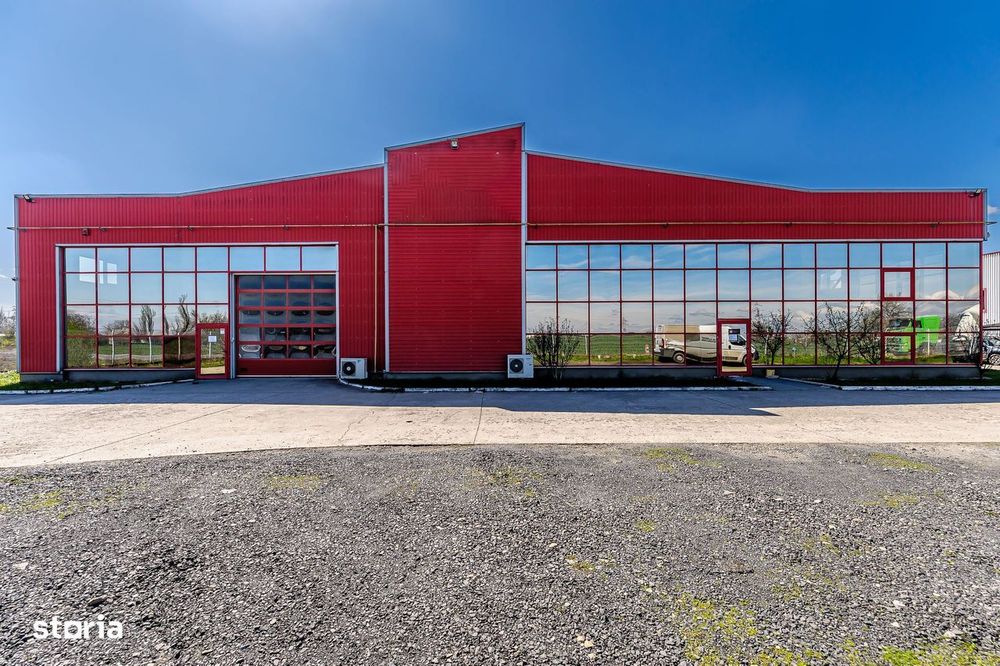 Hală industrială ideală pentru producție sau showroom în Arad 553mp