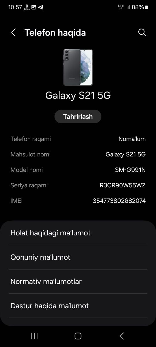 Samsung galaxy s21  5g