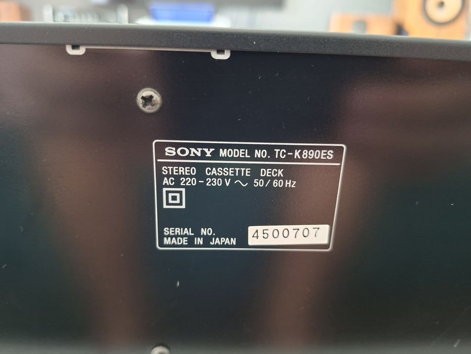 Sony 890es Casetofon Cap de serie