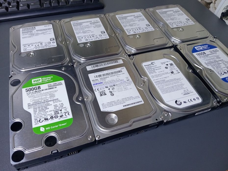HDD 500Gb 320Gb 8 штук
