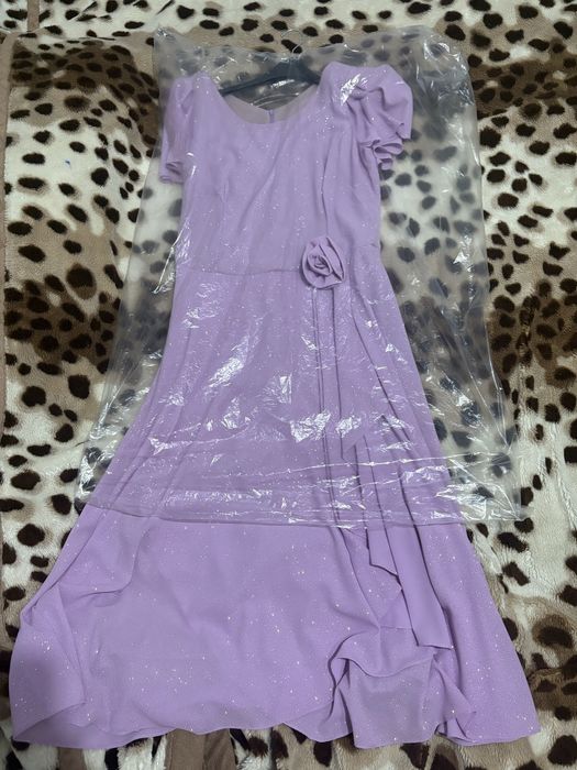 Rochie mov cu sclipici